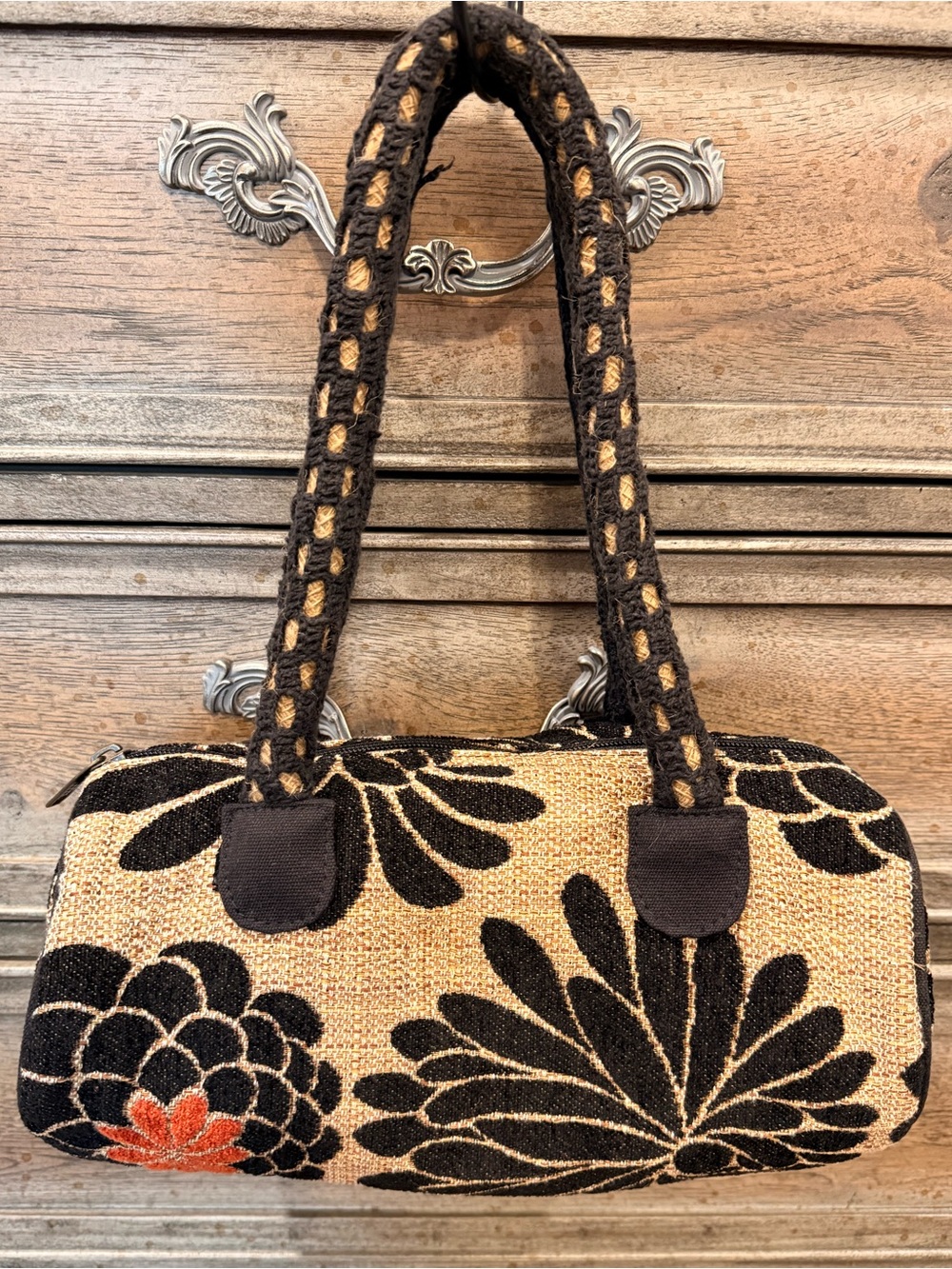 Vintage Shoulder Bag.  Saffron by Sun and Sand Accessories